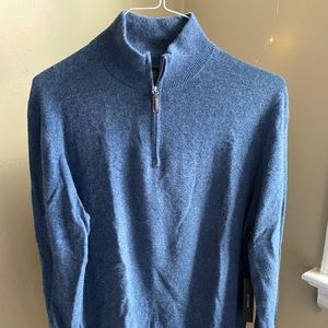 Tahari Men’s Cashmere Quarter Zip